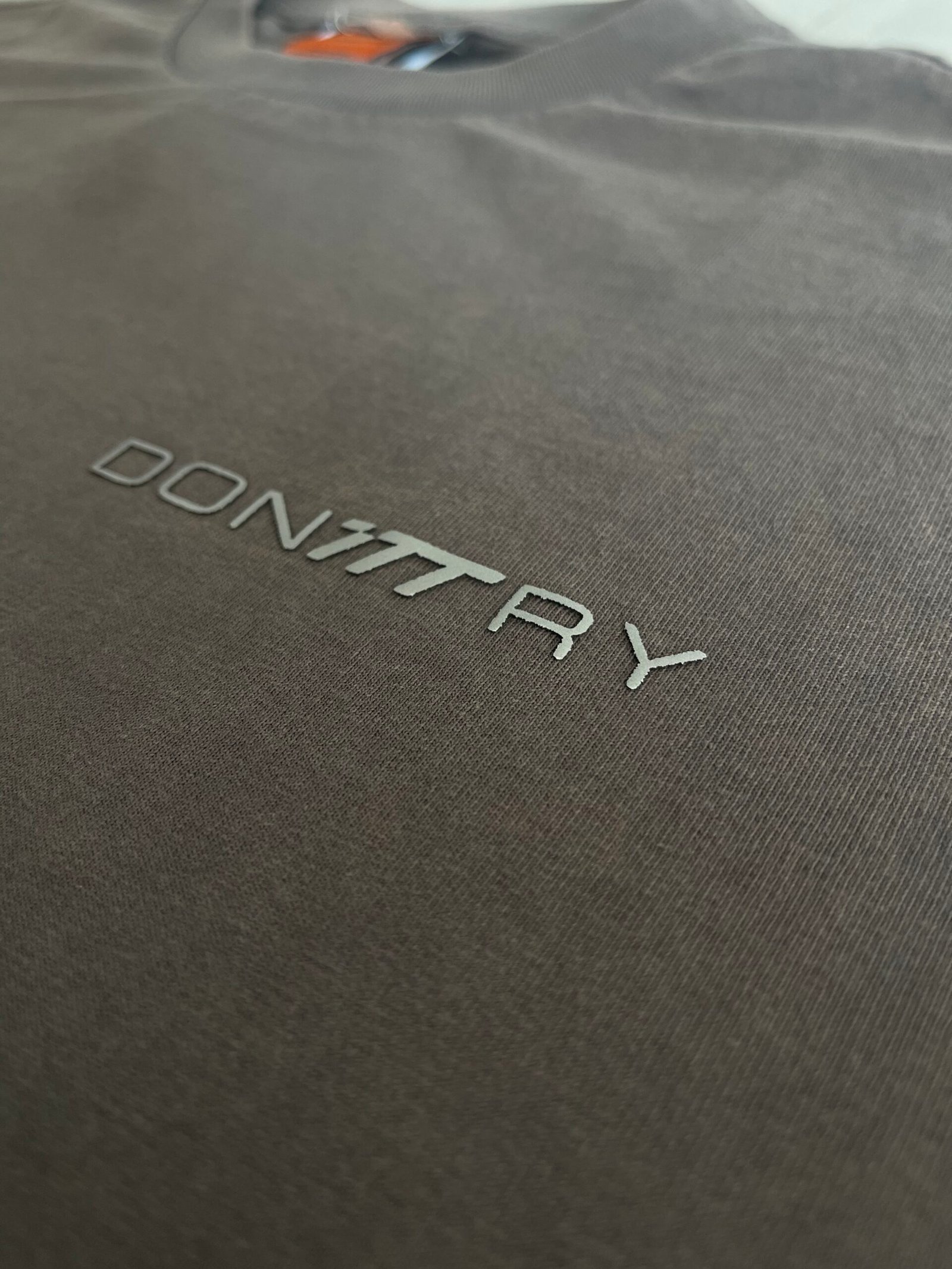 Camiseta Basic gris / blanco oversize - Imagen 3