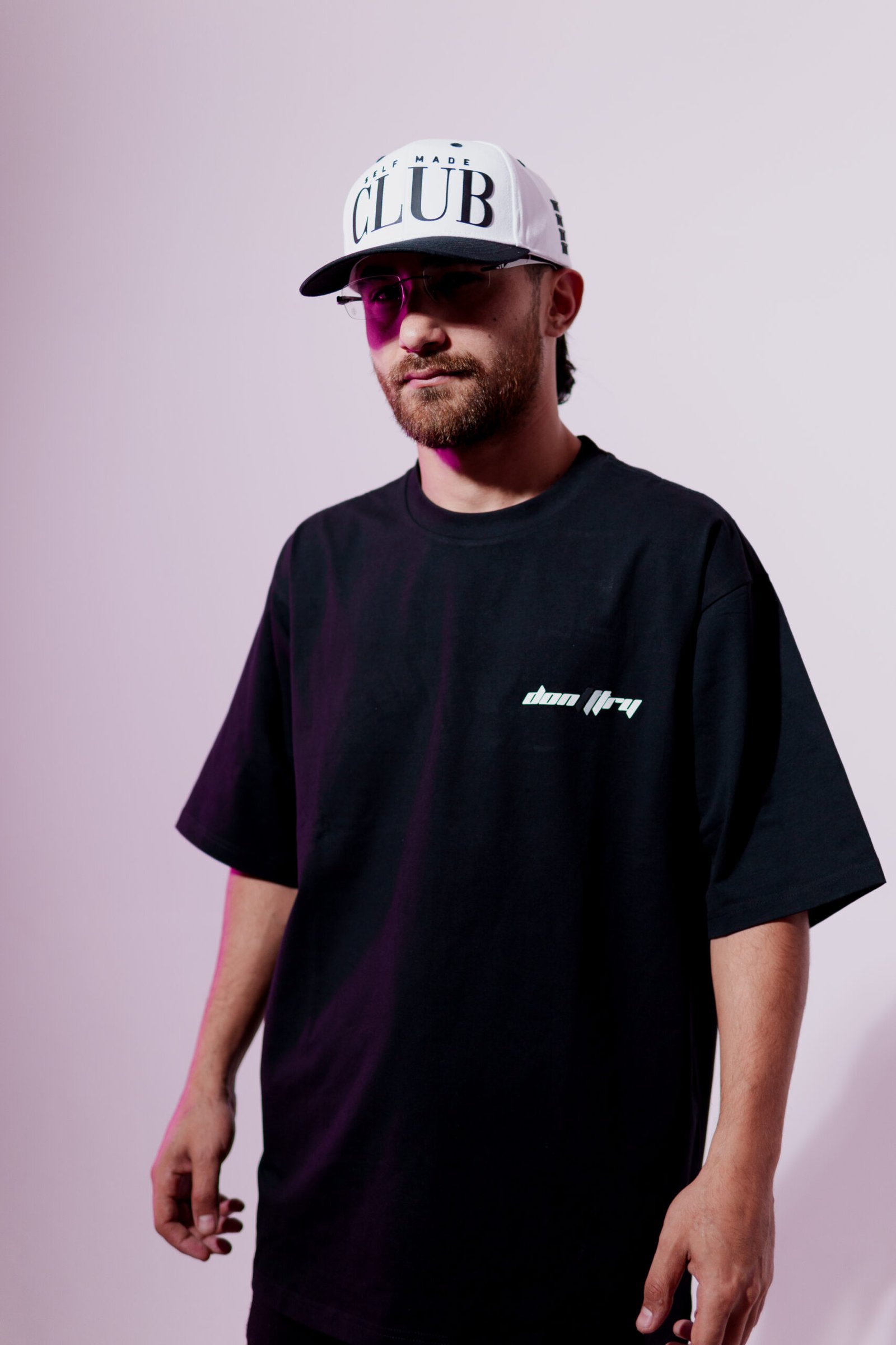 Camiseta Future negra oversize