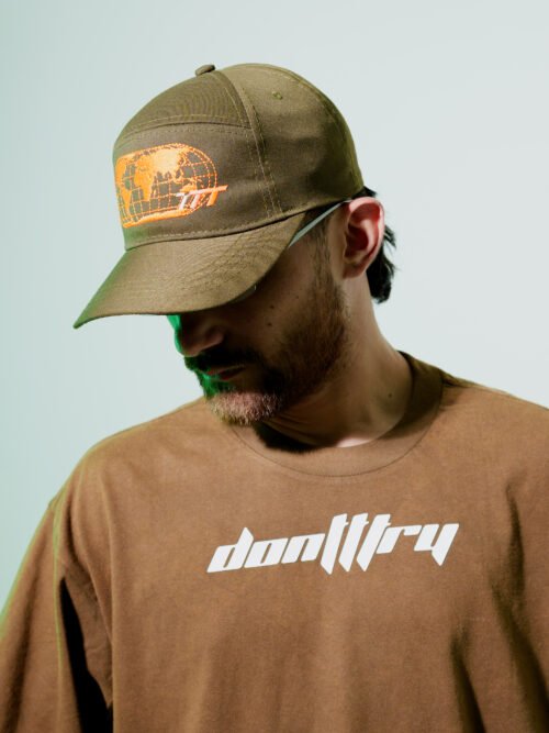 Camiseta Pi café oversize